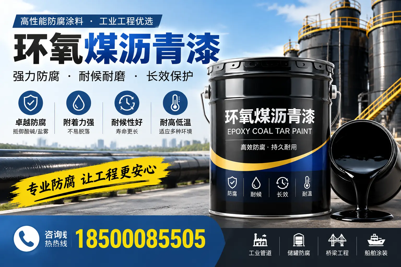 环氧煤沥青漆的施工方法与注意事项，确保在宽城顺利完成
